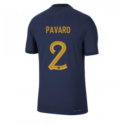 Frankrig Benjamin Pavard #2 Hjemmebanetrøje VM 2022 Kort ærmer